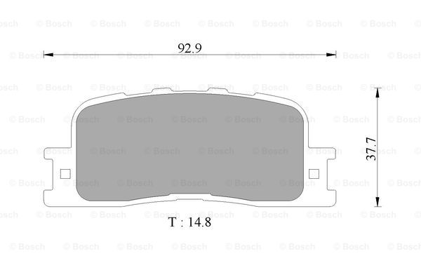 BOSCH 0 986 AB9 327 Brake...