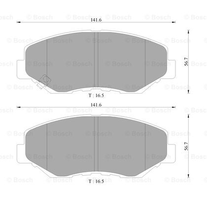 BOSCH 0 986 AB9 344 Brake...