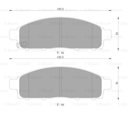 BOSCH 0 986 AB9 346 Brake...