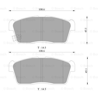 BOSCH 0 986 AB9 354 Brake...