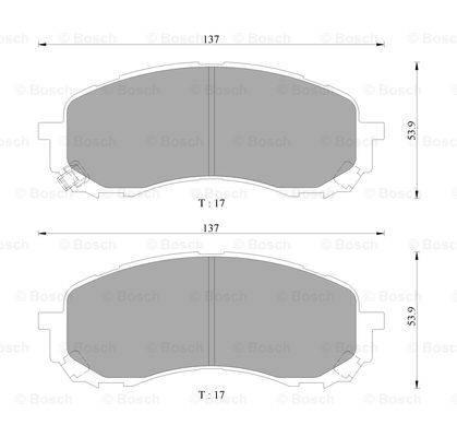 BOSCH 0 986 AB9 358 Brake...