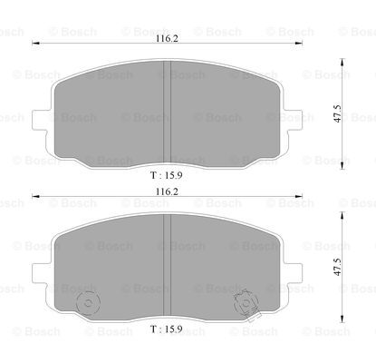 BOSCH 0 986 AB9 359 Brake...