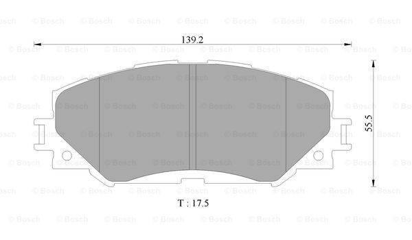 BOSCH 0 986 AB9 361 Brake...