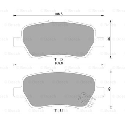 BOSCH 0 986 AB9 363 Brake...