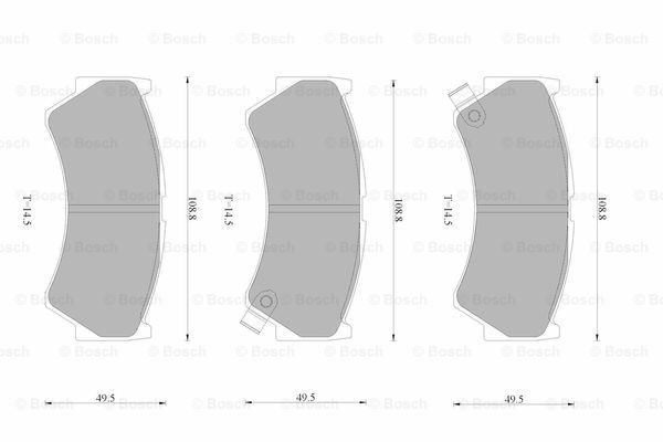 BOSCH 0 986 AB9 386 Brake...