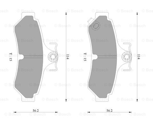 BOSCH 0 986 AB9 394 Brake...