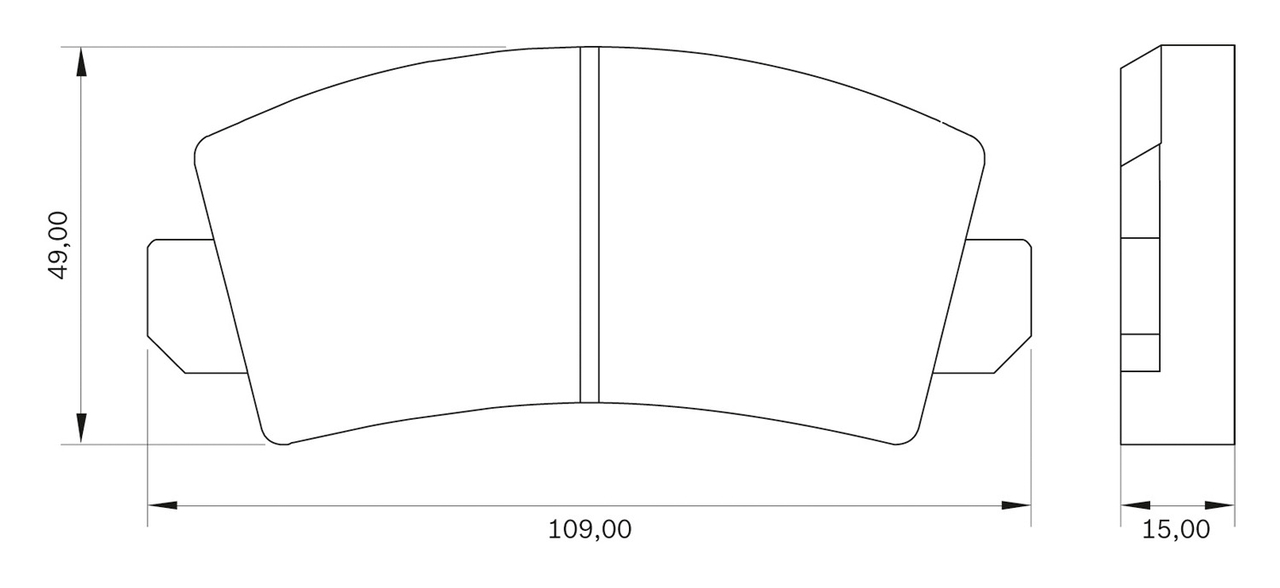 BOSCH 0 986 BB0 000 Brake...