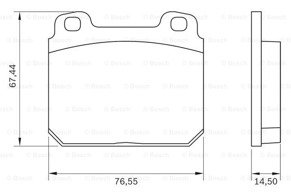 BOSCH 0 986 BB0 009 Brake...