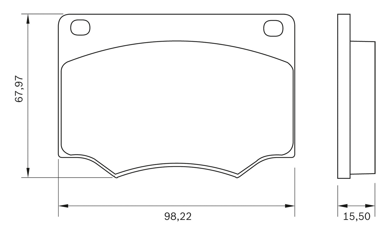 BOSCH 0 986 BB0 011 Brake...