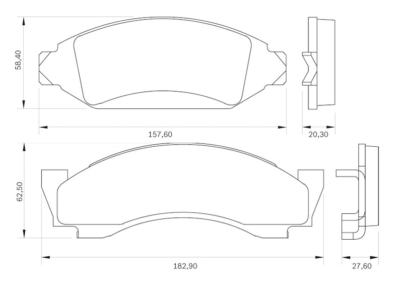 BOSCH 0 986 BB0 012 Brake...