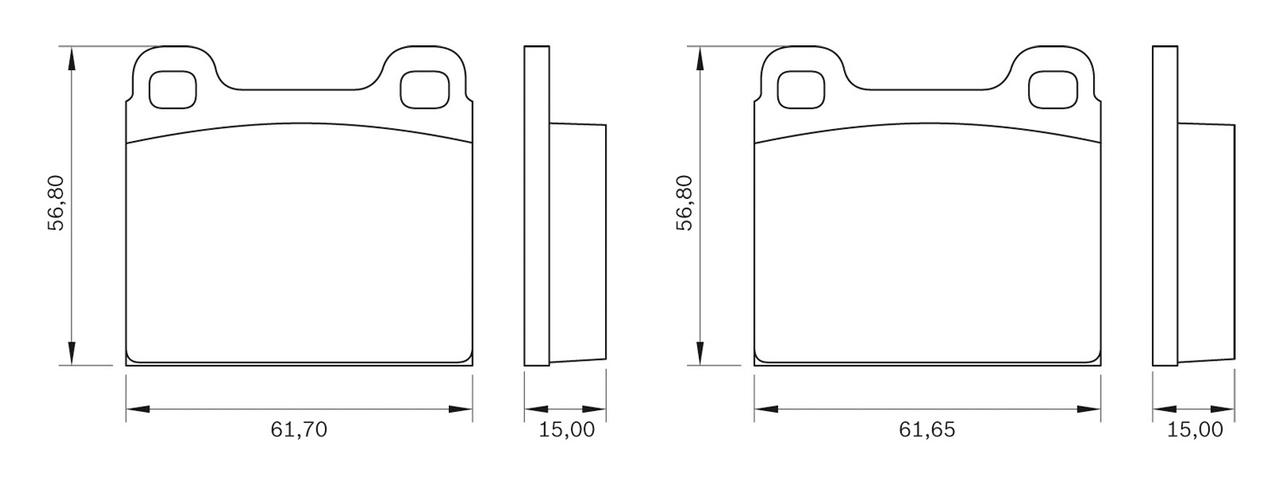 BOSCH 0 986 BB0 015 Brake...