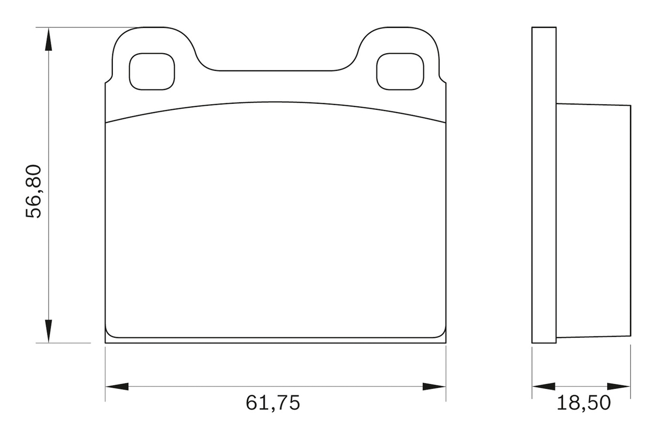 BOSCH 0 986 BB0 016 Brake...