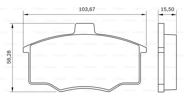 BOSCH 0 986 BB0 019 Brake...