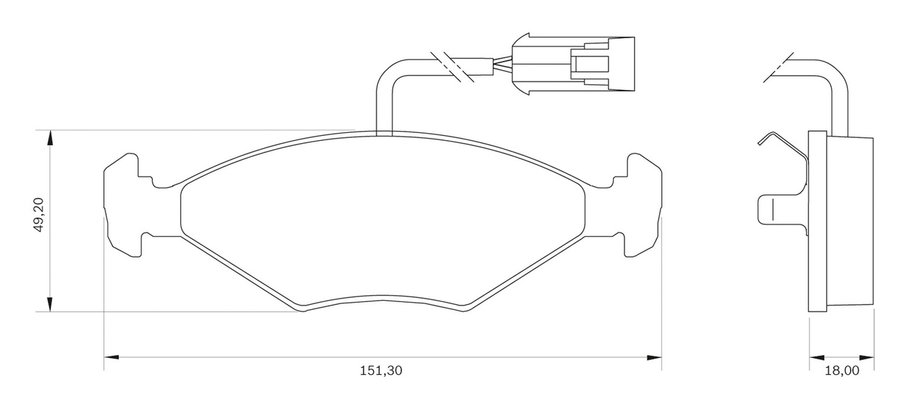 BOSCH 0 986 BB0 027 Brake...