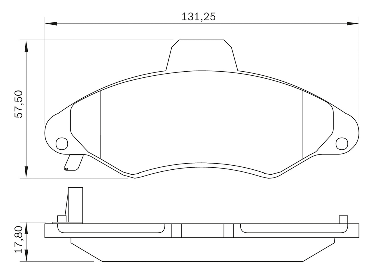 BOSCH 0 986 BB0 035 Brake...