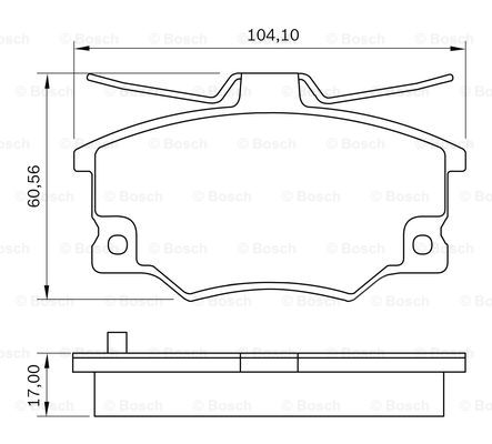 BOSCH 0 986 BB0 038 Brake...