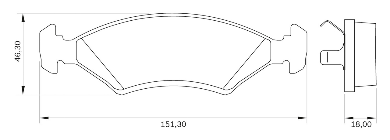 BOSCH 0 986 BB0 040 Brake...