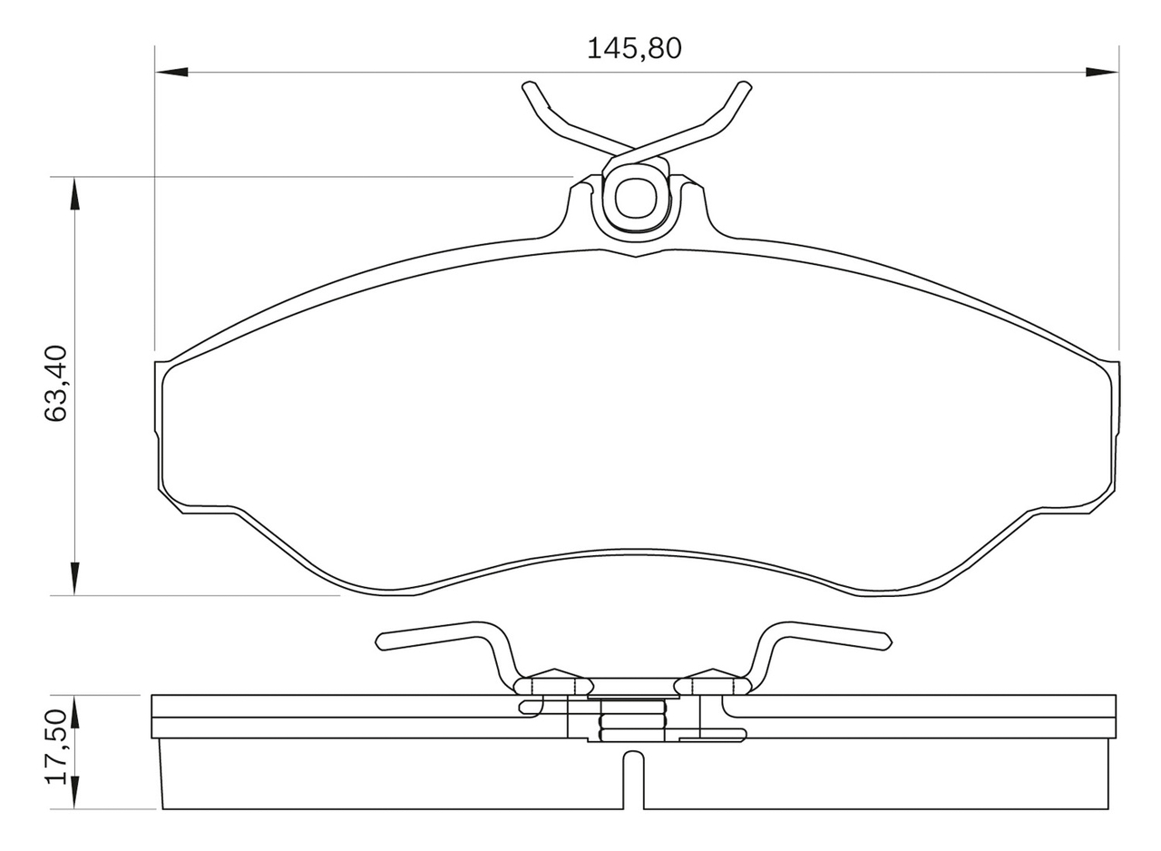 BOSCH 0 986 BB0 041 Brake...