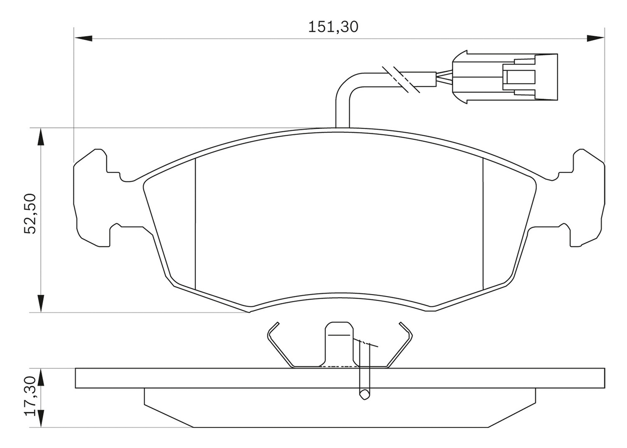 BOSCH 0 986 BB0 042 Brake...