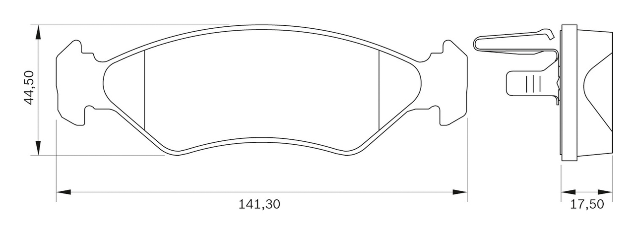 BOSCH 0 986 BB0 044 Brake...