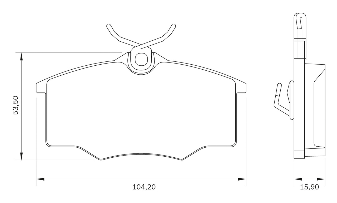 BOSCH 0 986 BB0 046 Brake...