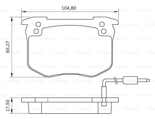 BOSCH 0 986 BB0 053 Brake...