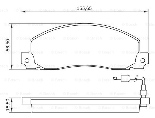 BOSCH 0 986 BB0 054 Brake...