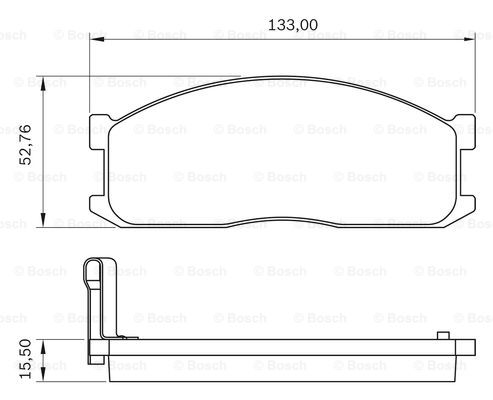 BOSCH 0 986 BB0 057 Brake...