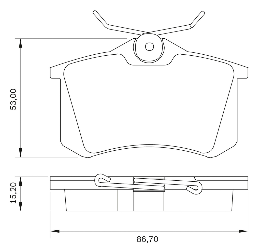 BOSCH 0 986 BB0 059 Brake...