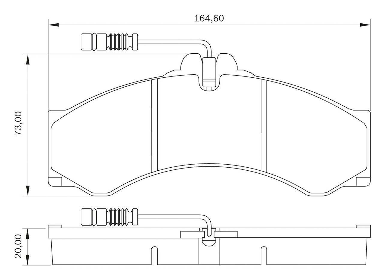 BOSCH 0 986 BB0 061 Brake...