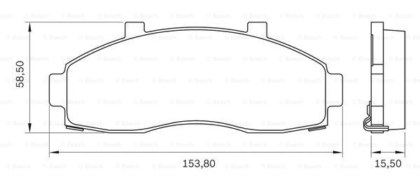 BOSCH 0 986 BB0 063 Brake...