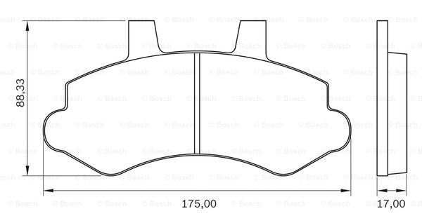 BOSCH 0 986 BB0 068 Brake...