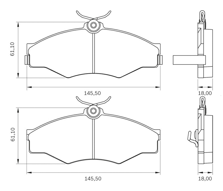 BOSCH 0 986 BB0 069 Brake...