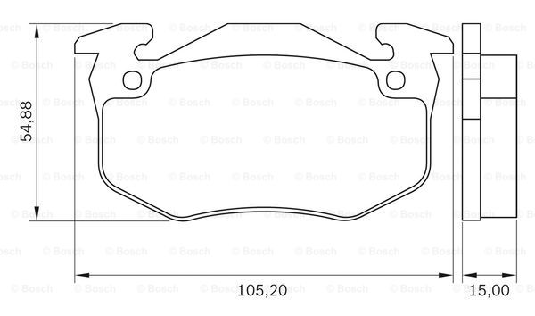 BOSCH 0 986 BB0 076 Brake...