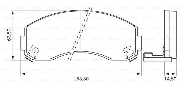 BOSCH 0 986 BB0 078 Brake...