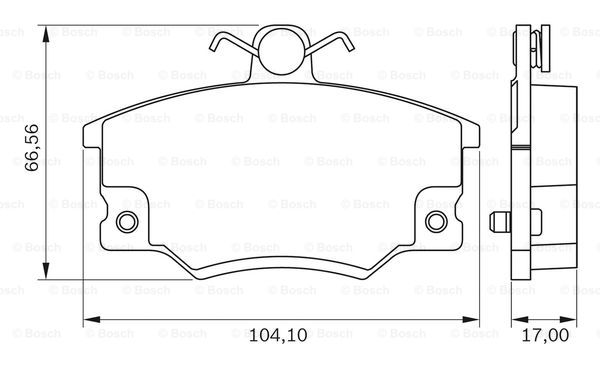 BOSCH 0 986 BB0 080 Brake...