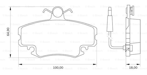 BOSCH 0 986 BB0 083 Brake...