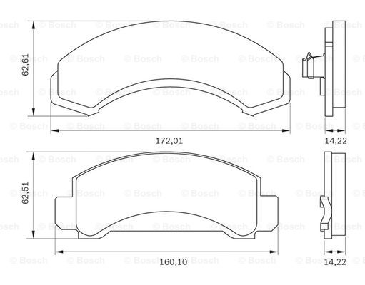 BOSCH 0 986 BB0 086 Brake...