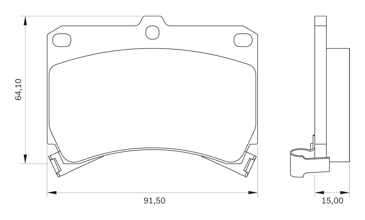 BOSCH 0 986 BB0 087 Brake...