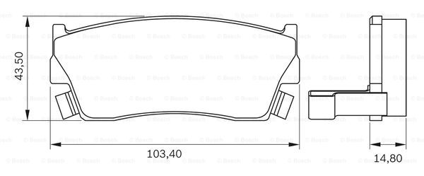 BOSCH 0 986 BB0 089 Brake...