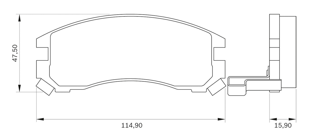 BOSCH 0 986 BB0 091 Brake...