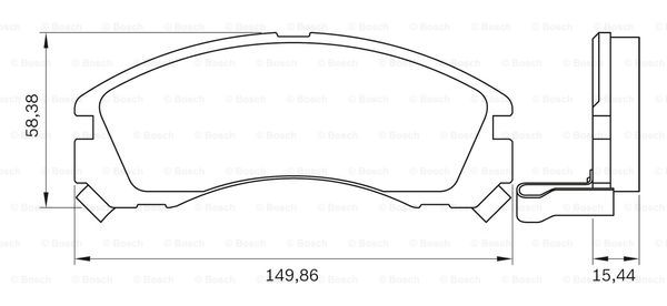 BOSCH 0 986 BB0 093 Brake...