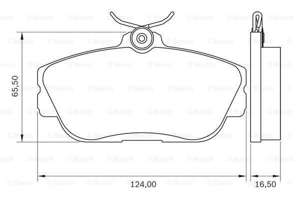 BOSCH 0 986 BB0 098 Brake...