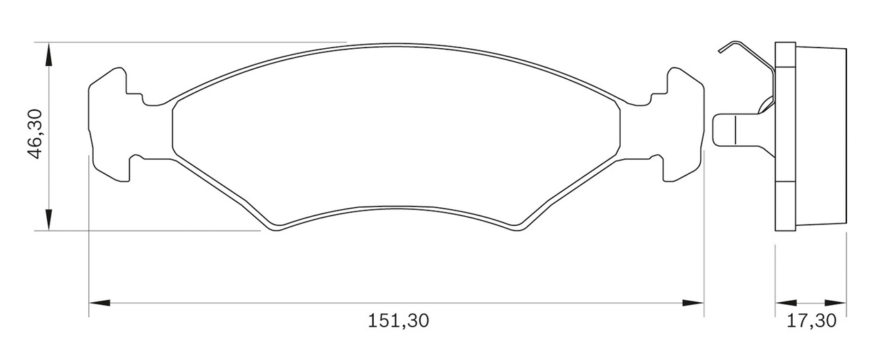 BOSCH 0 986 BB0 099 Brake...