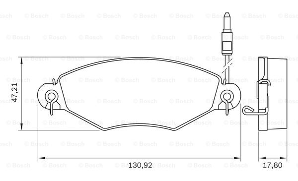 BOSCH 0 986 BB0 101 Brake...