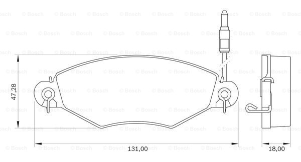 BOSCH 0 986 BB0 102 Brake...