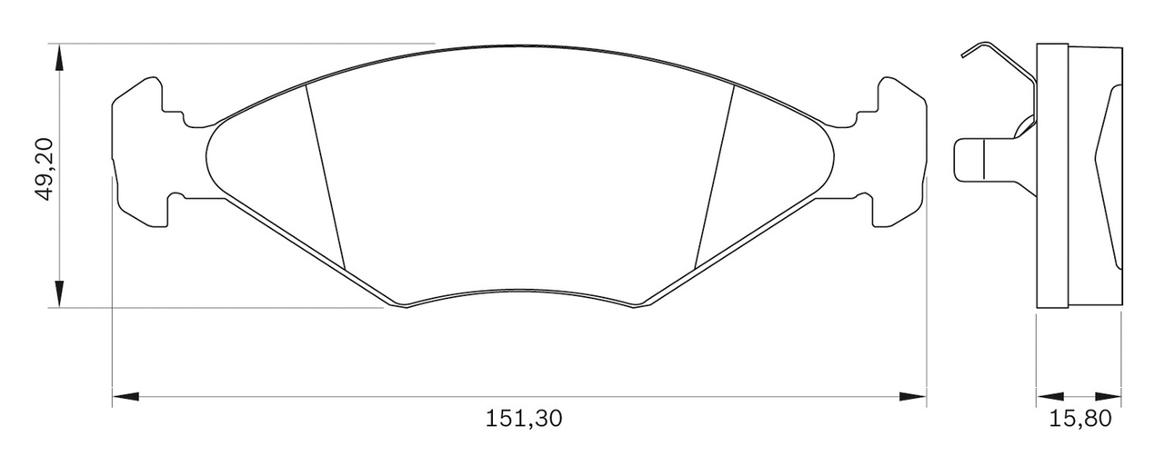 BOSCH 0 986 BB0 106 Brake...