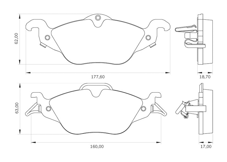 BOSCH 0 986 BB0 108 Brake...