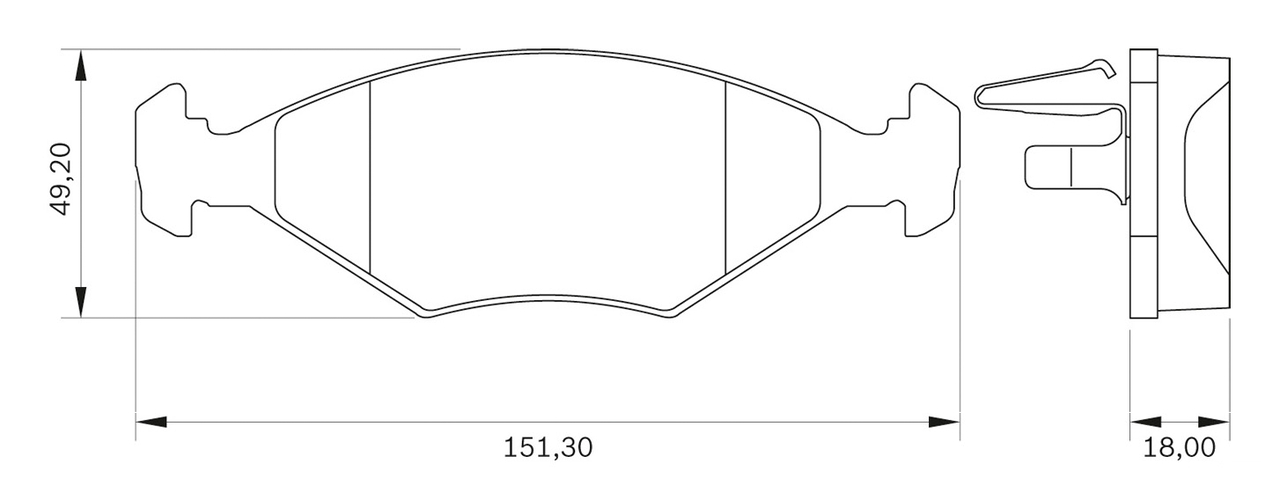 BOSCH 0 986 BB0 110 Brake...