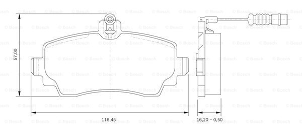 BOSCH 0 986 BB0 117 Brake...